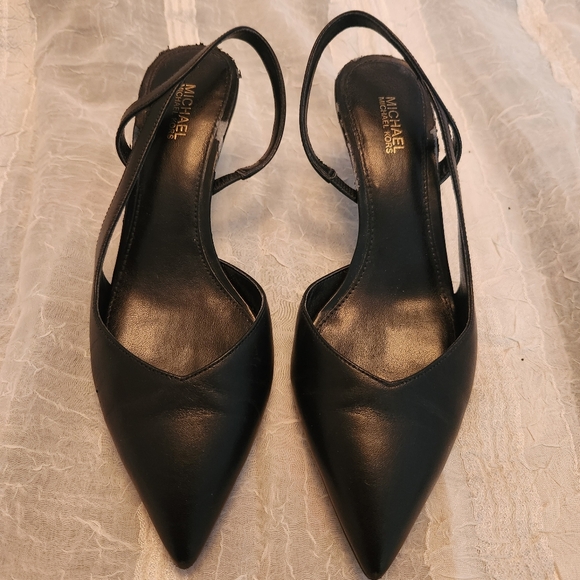Michael Kors Shoes - Michael Kors Black Women's Slingback Heels